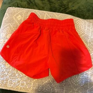 Lululemon Athletica Bright orange Athletic Shorts